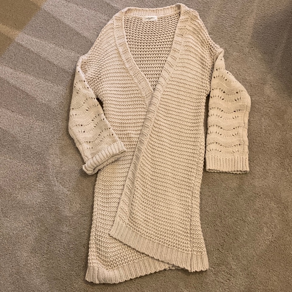 Carly Jean Long Knit Sweater
